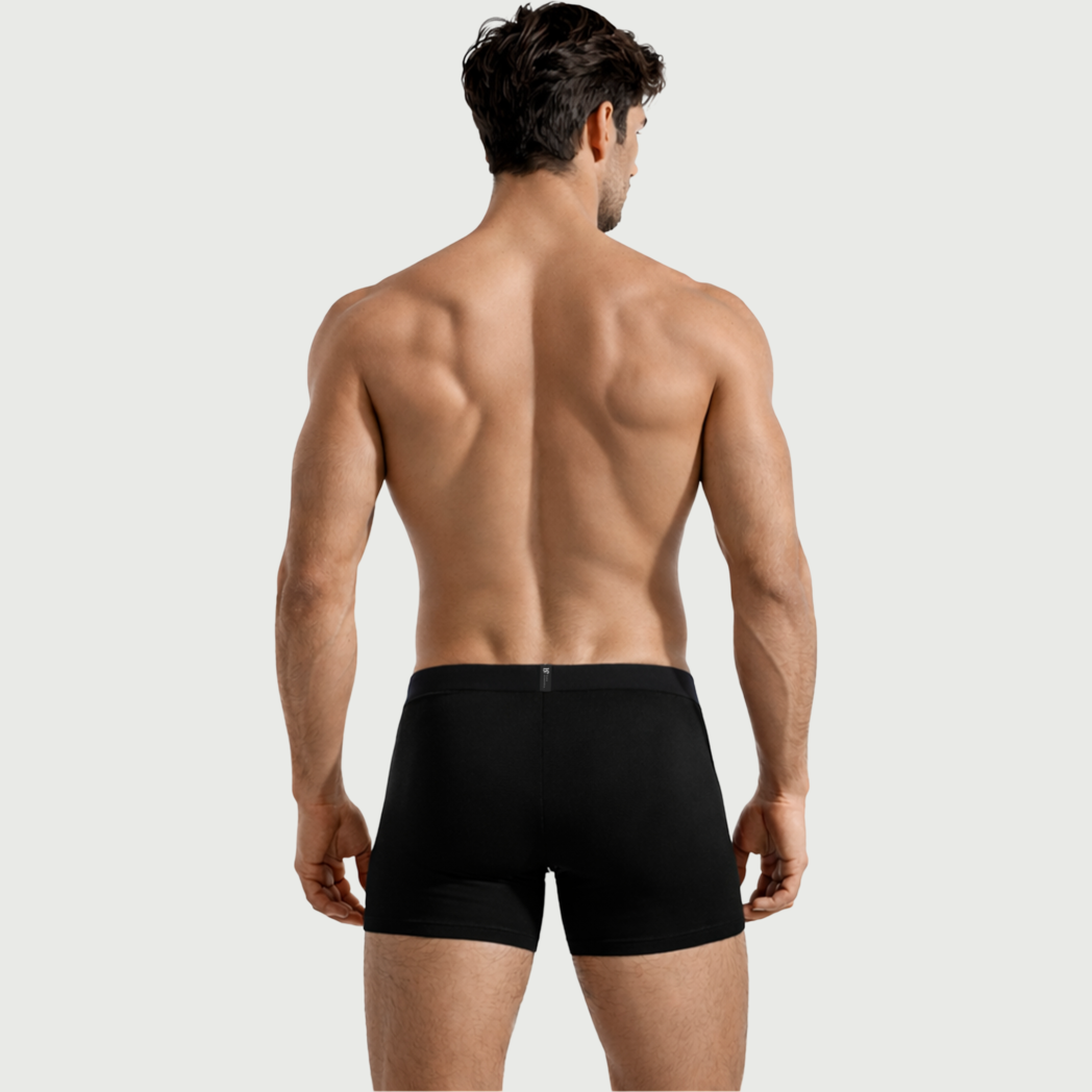 Men’s bamboo boxer black