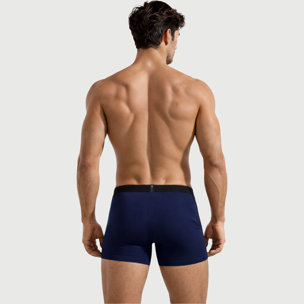 Men’s bamboo boxer blue 
