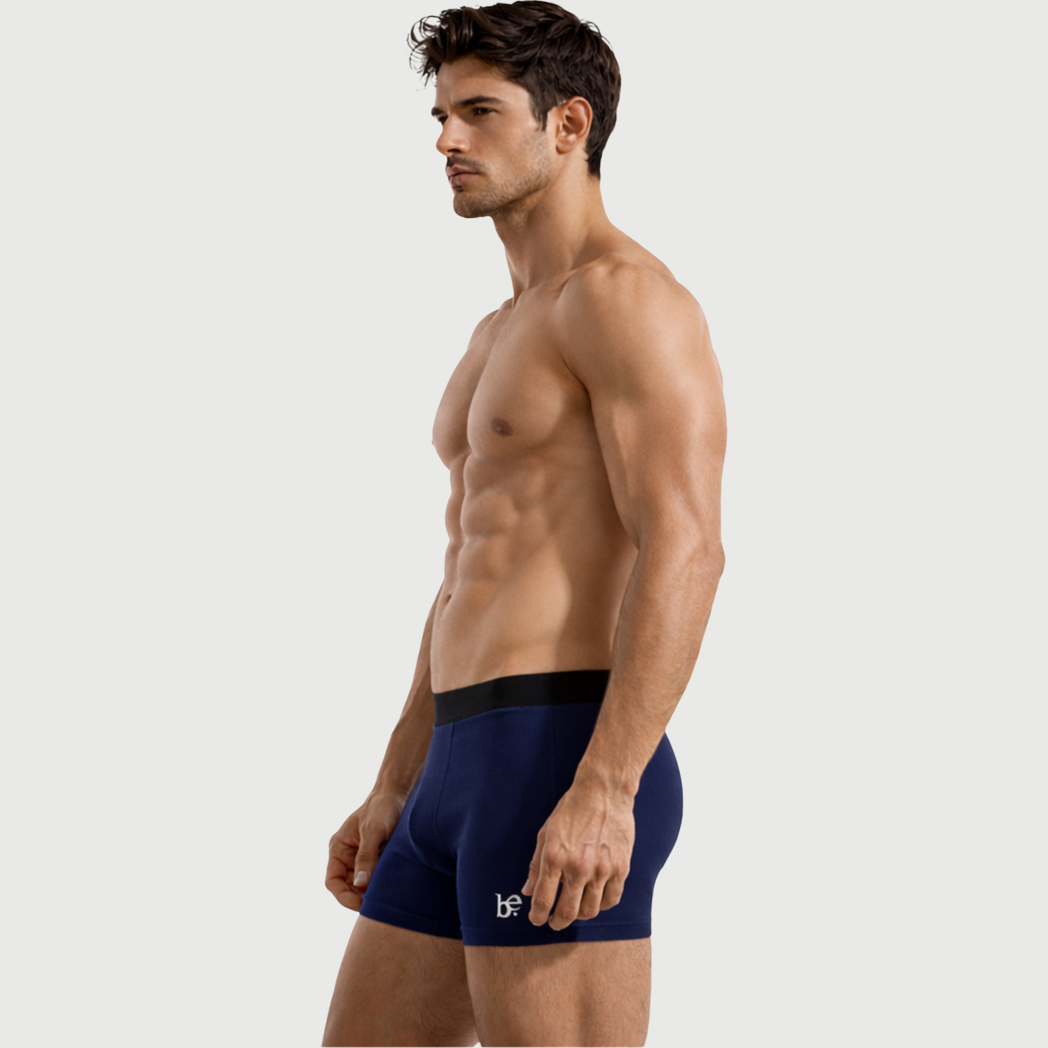 Men’s bamboo boxer blue 