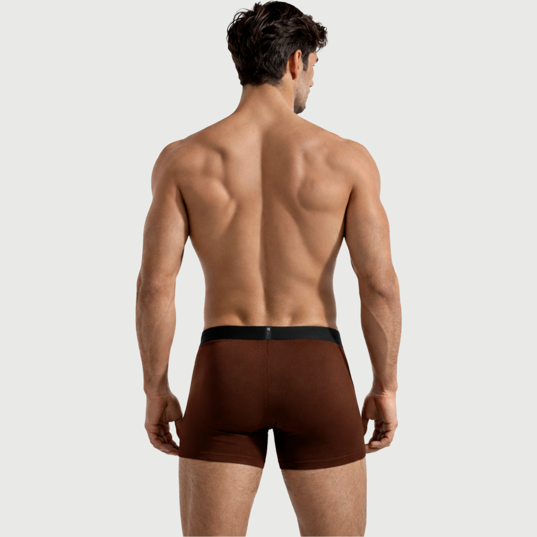 Men’s bamboo boxer brown
