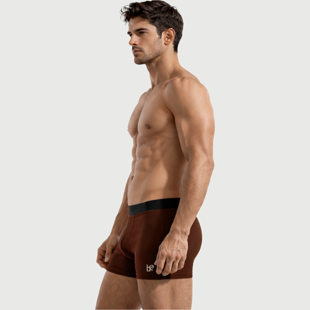 Men’s bamboo boxer brown
