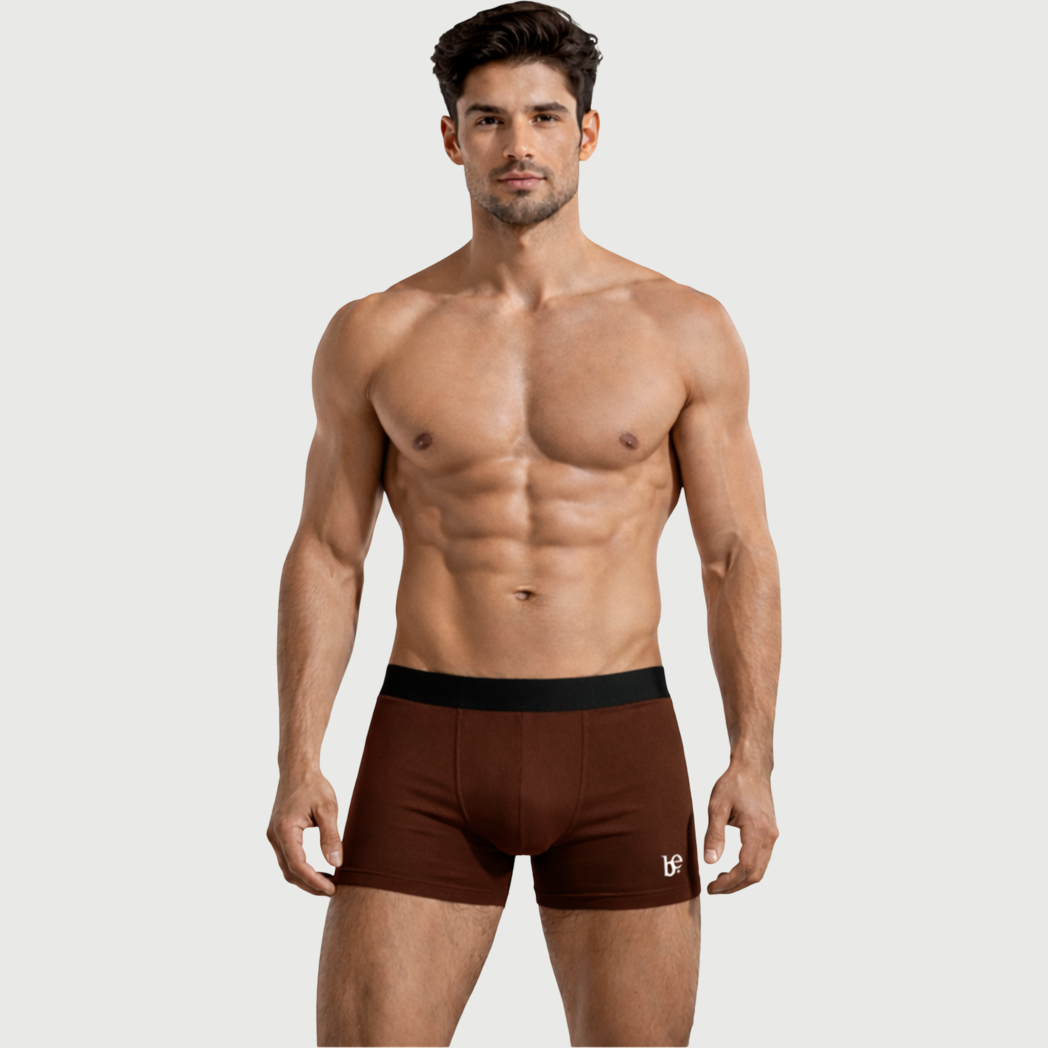 Men’s bamboo boxer brown