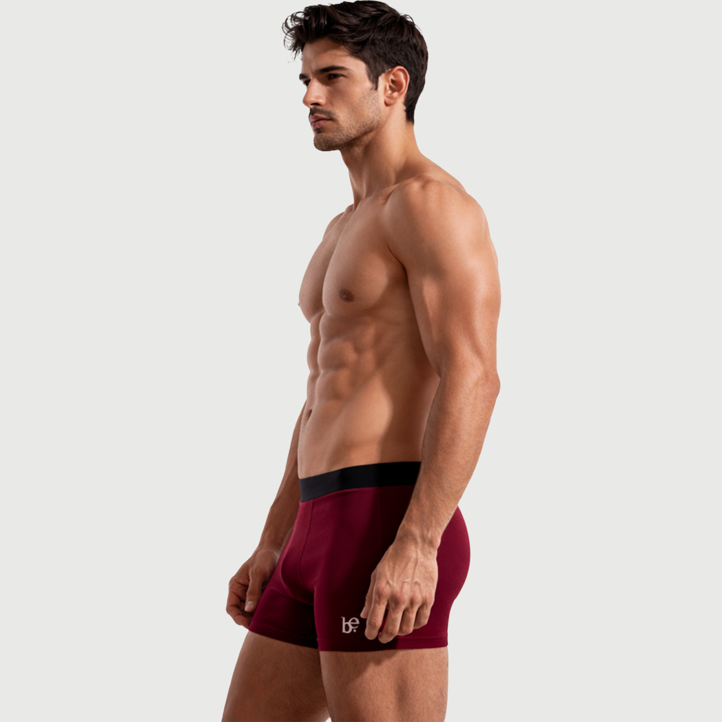 Men’s bamboo boxer red
