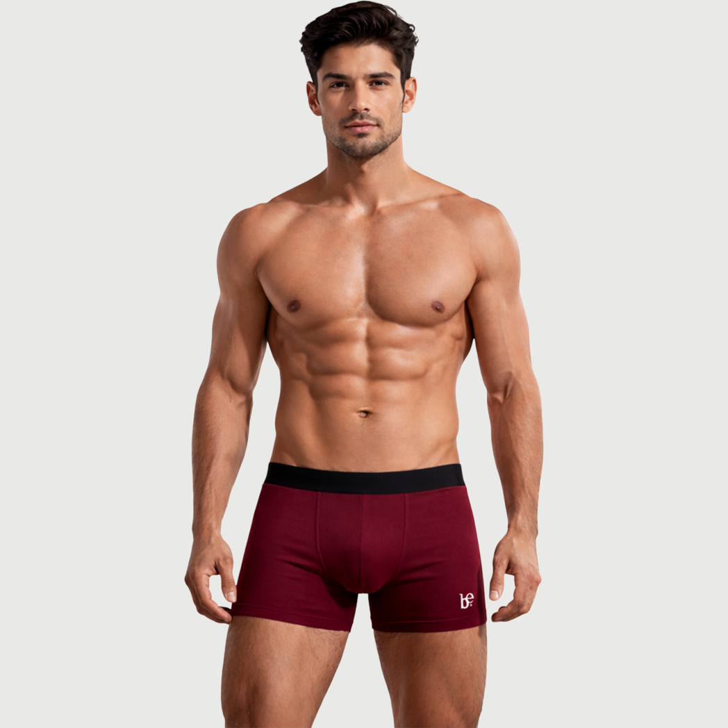 Men’s bamboo boxer red